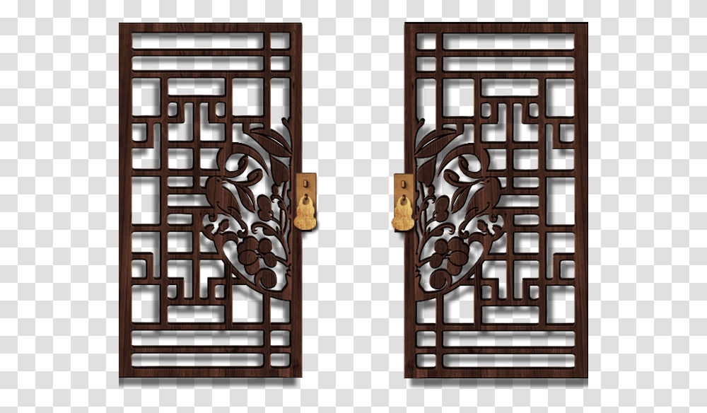 Asian Windows, Brick, Grille, Door, Interior Design Transparent Png