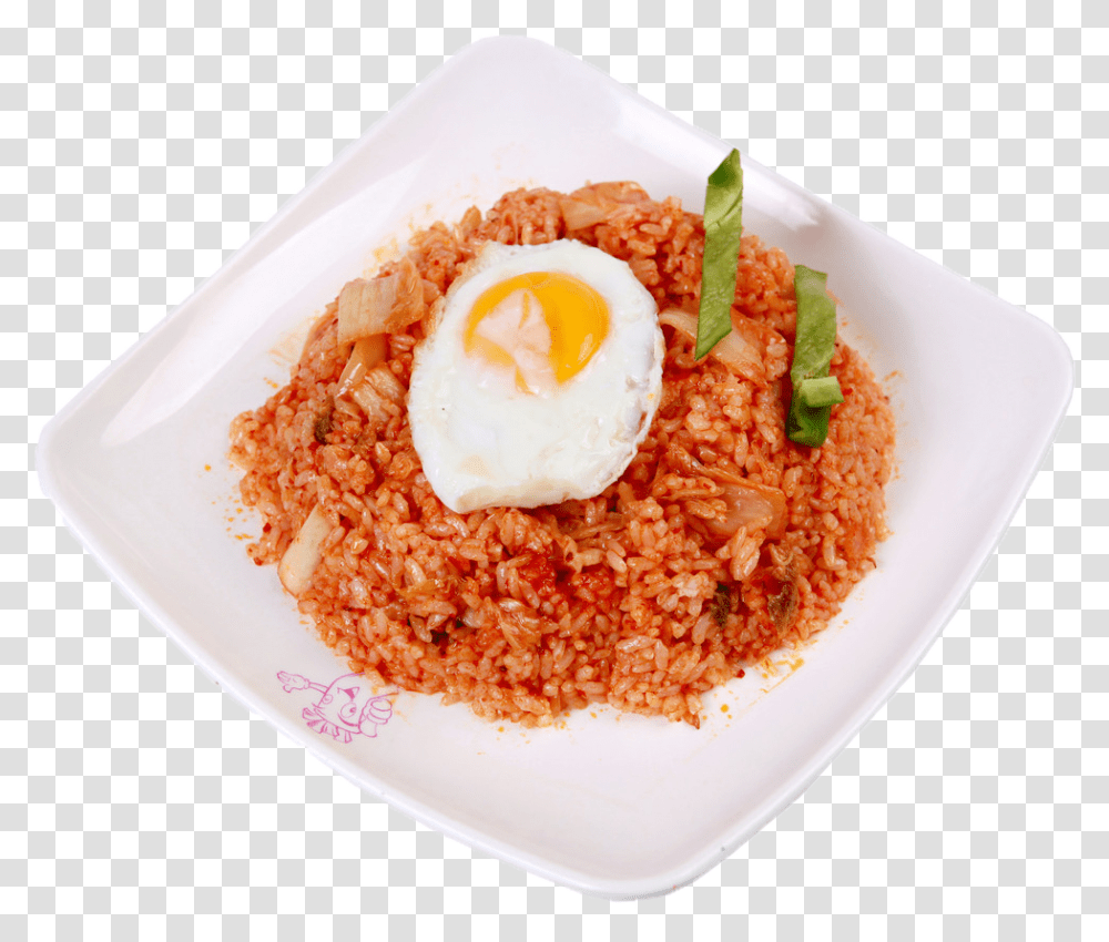 Asianbowl Kimchi Bokkeumbap Kimchi Fried Rice, Egg, Food, Dish, Meal Transparent Png