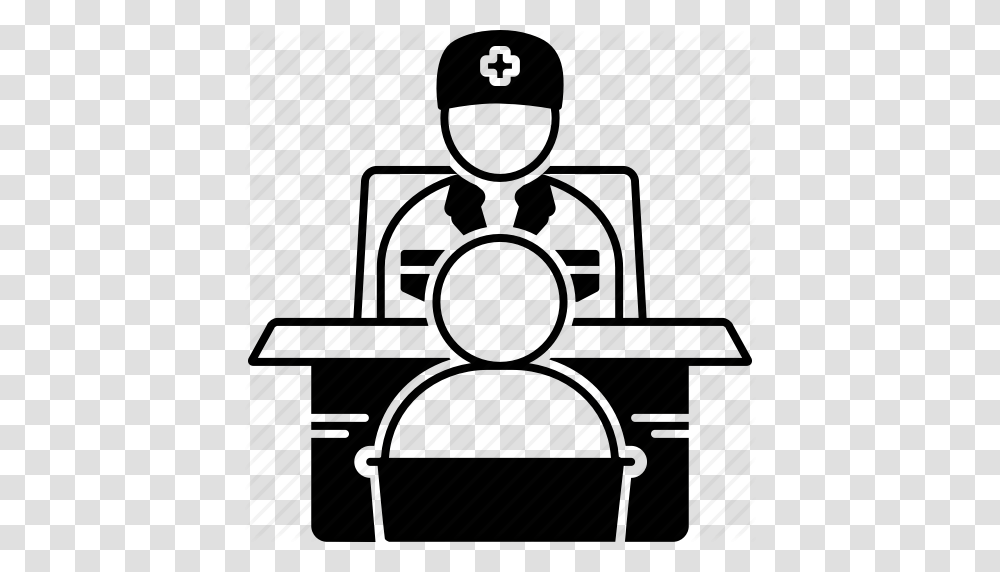 Ask A Doctor Discussion Doctor Medical Patient Icon, Robot, Tabletop, Furniture, Silhouette Transparent Png