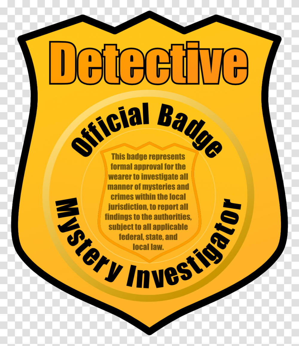 Ask Good Behavoir Detective, Label, Logo Transparent Png