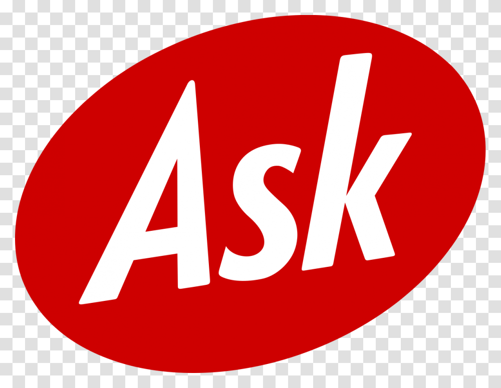 Ask Search Engine, Label, Logo Transparent Png