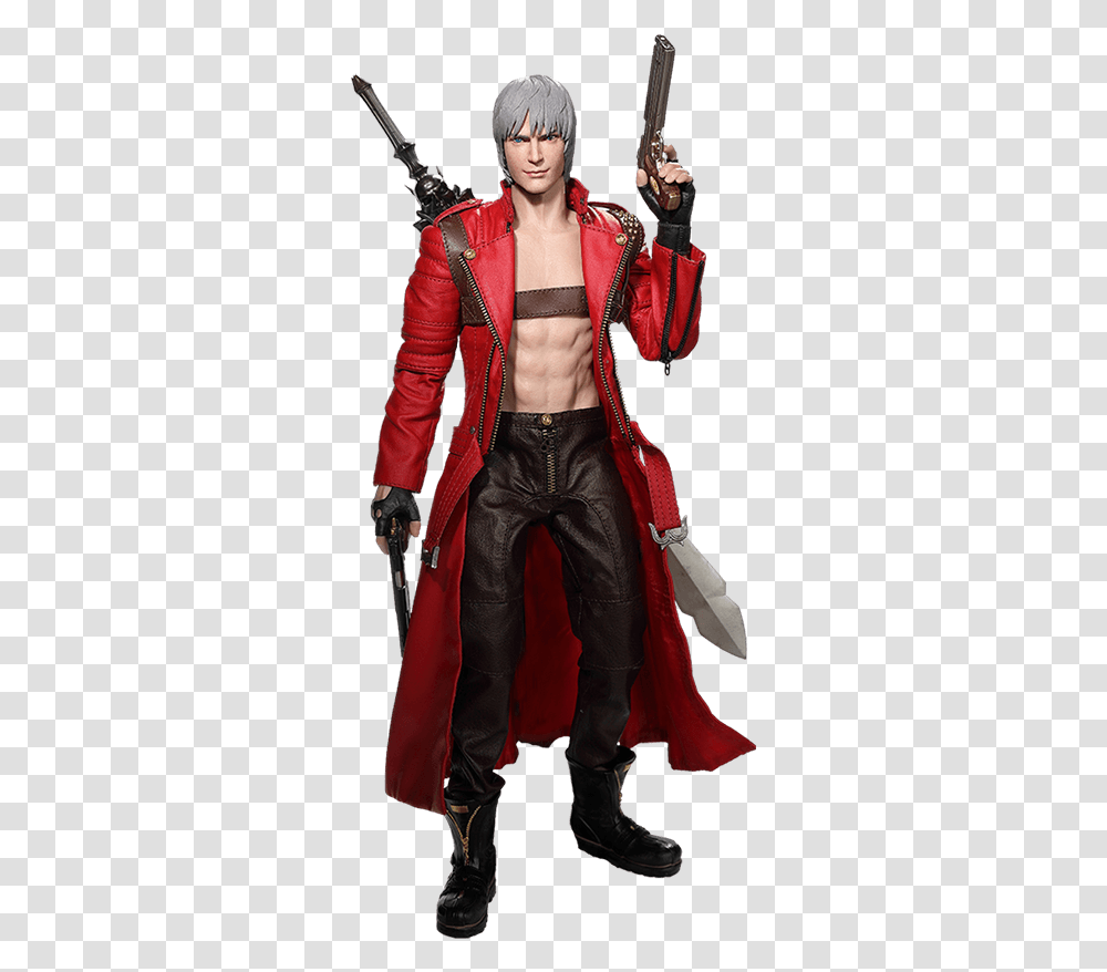 Asmus Toys Devil May Cry 3 Dante 16 Scale Figure Devil May Cry 3 Dante 1, Apparel, Jacket, Coat Transparent Png