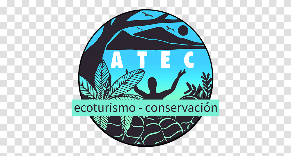 Asociacin Ecoturismo Conservacin Emblem, Logo, Person, Plant Transparent Png