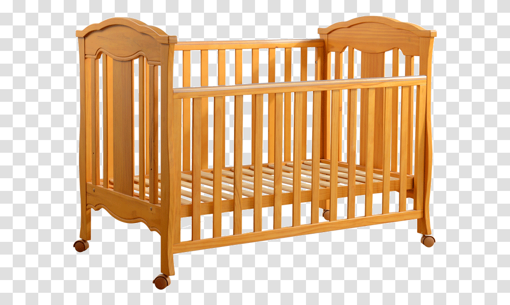 Aspendos Dropside Cot Bed Pine Wood Crib, Furniture Transparent Png