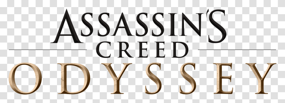 Assassin Assassins Creed Odyssey, Alphabet, Number Transparent Png