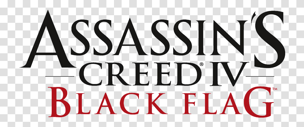Assassin's Creed Iv Black Flag Logo Assassin's Creed Black Flag Title, Alphabet, Word, Label Transparent Png