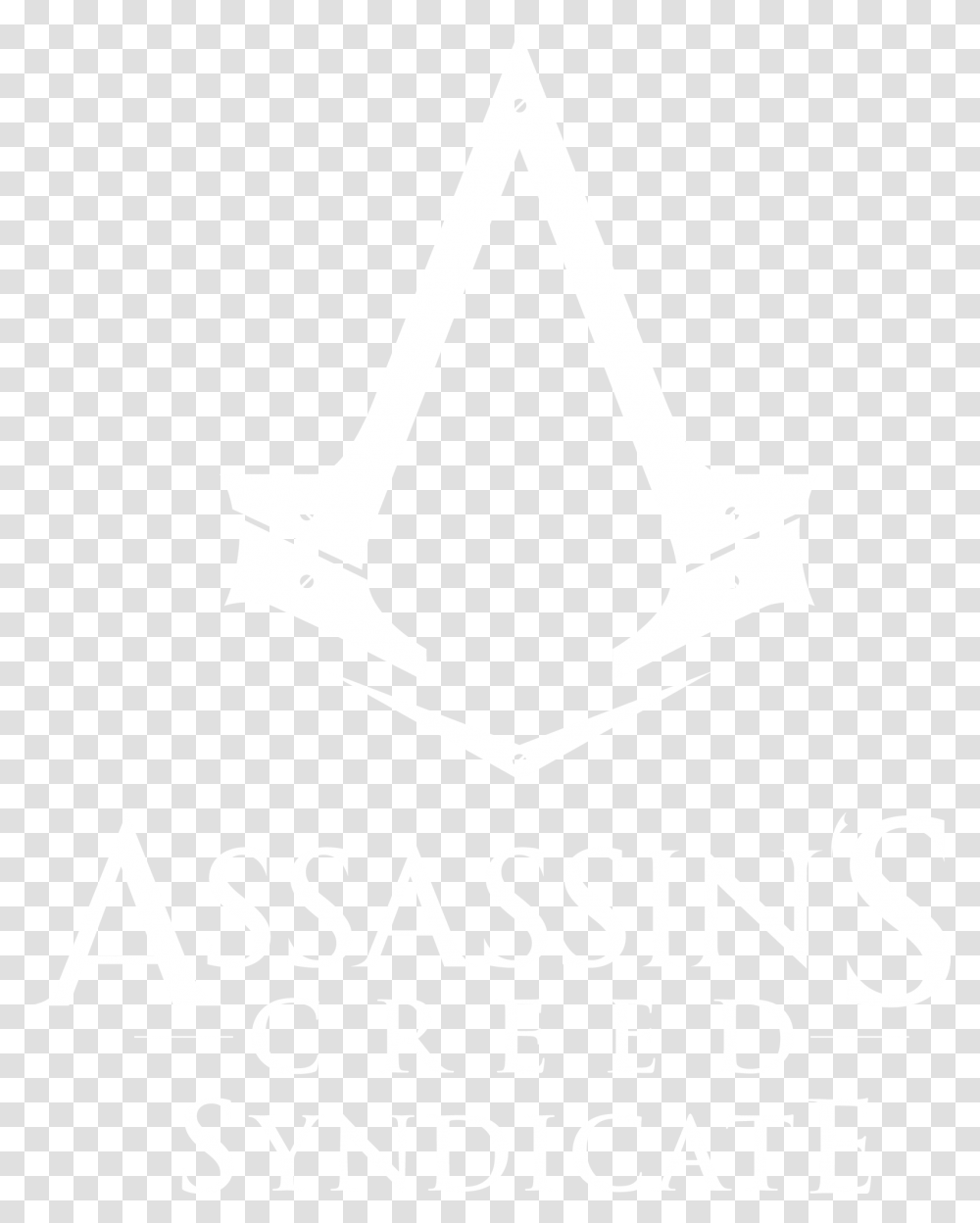 Assassin's Creed Syndicate Logo Assassins Creed Syndicate Icon, White, Texture, White Board Transparent Png