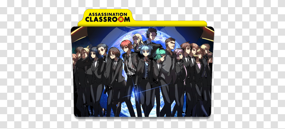 Assassination Classroom Folder Icon By Ackermanop Assassin Classroom, Person, Comics, Book, Poster Transparent Png