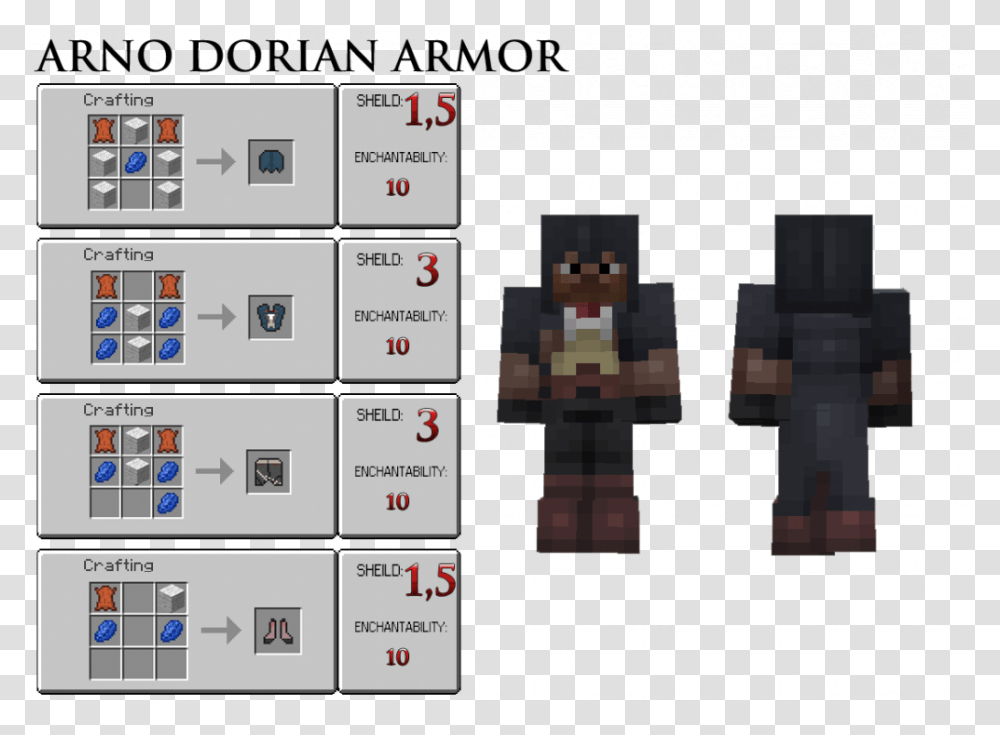 Assassincraft Mod Crafting Recipes Minecraft Assassins Creed Mod Suit, Electrical Device Transparent Png