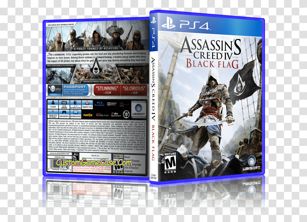 Assassins Creed Iv Black Flag Assassin's Creed Iv Black Flag, Person, Human, Poster, Advertisement Transparent Png