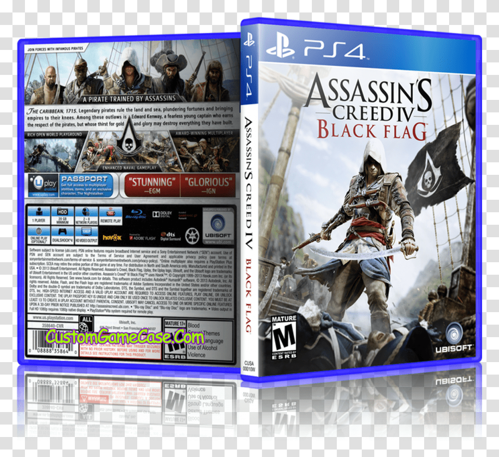 Assassins Creed Iv Black Flag Assassins Creed Black Flag Cover, Person, Human, Paper, Magazine Transparent Png