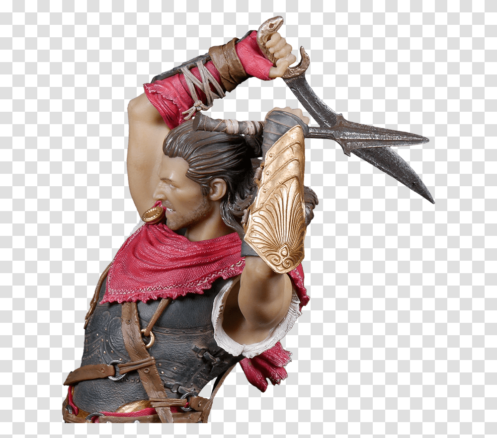 Assassins Creed Odyssey Assassin's Creed Odyssey Alexios Figurine, Person, Human, Sculpture Transparent Png