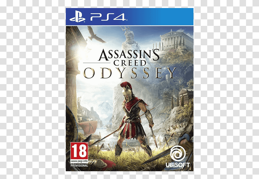 Assassins Creed Odyssey, Poster, Advertisement, Person, Book Transparent Png