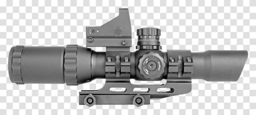 Assault 4x Optic, Machine, Camera, Electronics, Gun Transparent Png