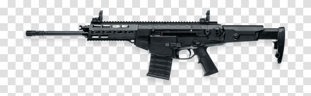 Assault Rifle Extended In Black Beretta Arx 160, Gun, Weapon, Weaponry, Shotgun Transparent Png