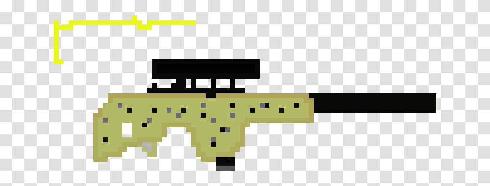 Assault Rifle From Fortnite Pixel Art, Plan, Plot, Diagram, Minecraft Transparent Png