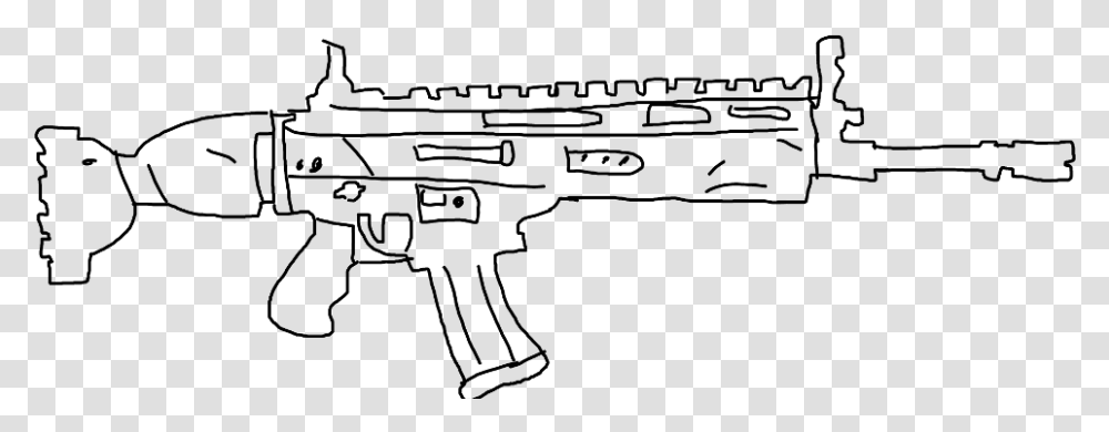 Assault Rifle, Gray, World Of Warcraft Transparent Png