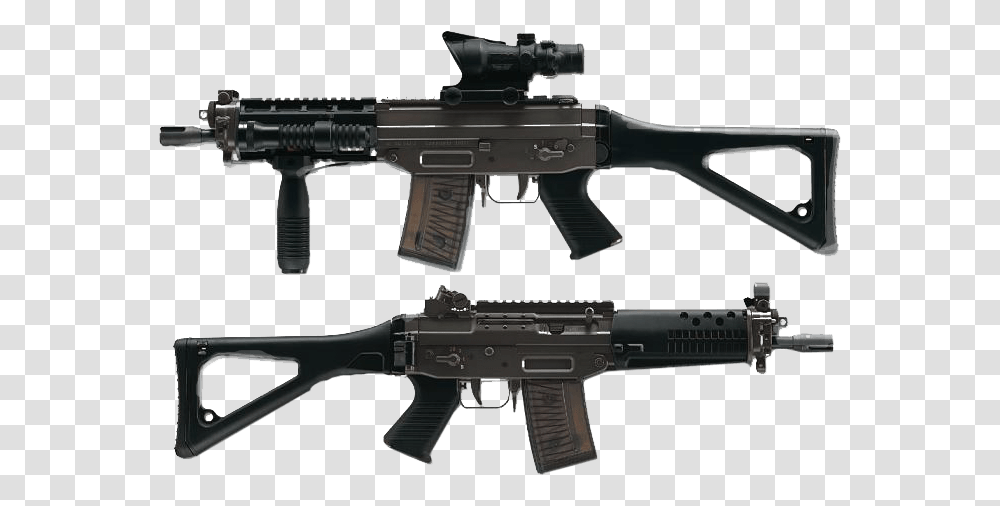 Assault Rifle Sig Sg, Gun, Weapon, Weaponry, Shotgun Transparent Png