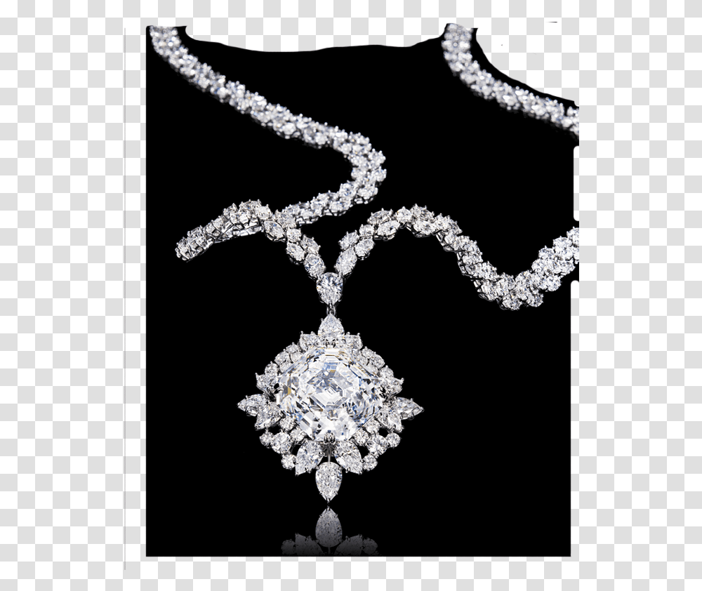 Asscher Cut Gemstones Necklace, Diamond, Jewelry, Accessories, Accessory Transparent Png