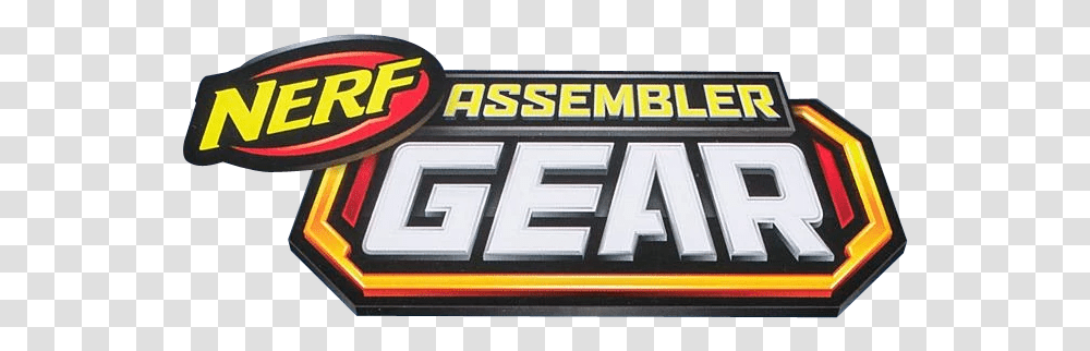 Assembler Gear Nerf Assembler Gear Logo, Word, Symbol, Trademark, Scoreboard Transparent Png