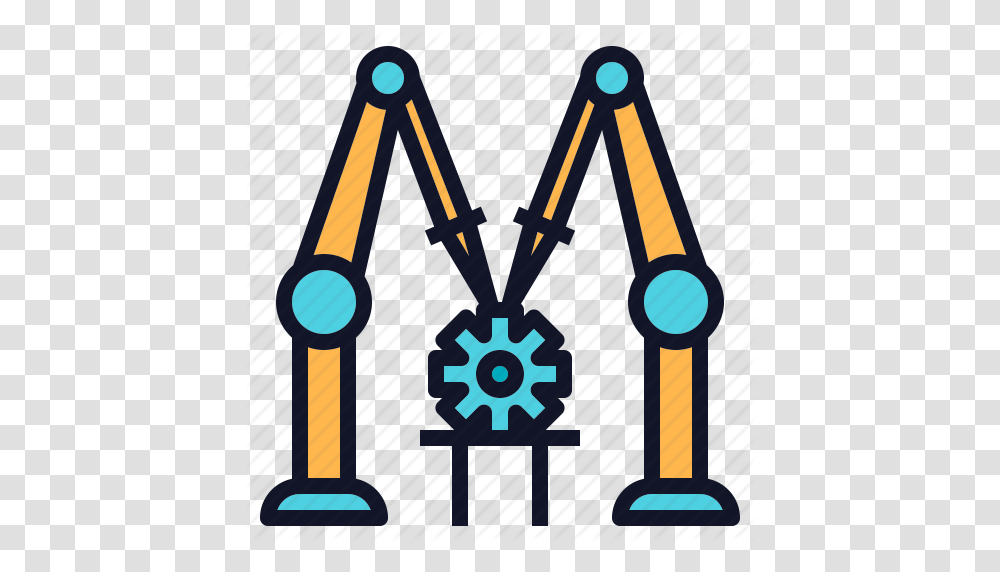 Assembly Engineering Machine Robot Robotics Icon, Lighting, Architecture, Building Transparent Png