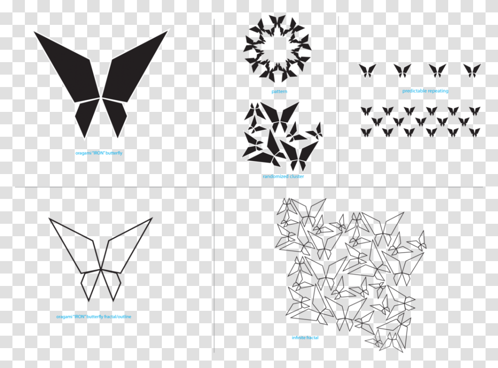 Asset 3p Butterfly In Geometrical Shapes, Star Symbol, Logo, Trademark Transparent Png