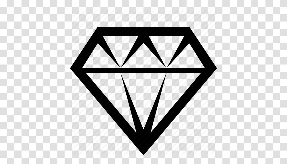 Asset Diamond Gem Jewel Jewelry Ruby Valuable Icon, Triangle, Kite, Toy, Star Symbol Transparent Png
