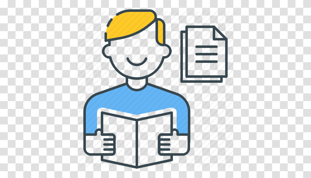 Assignment Homework Knowledge Reading Student Study Task Icon, Vehicle, Transportation, Robot, Cushion Transparent Png