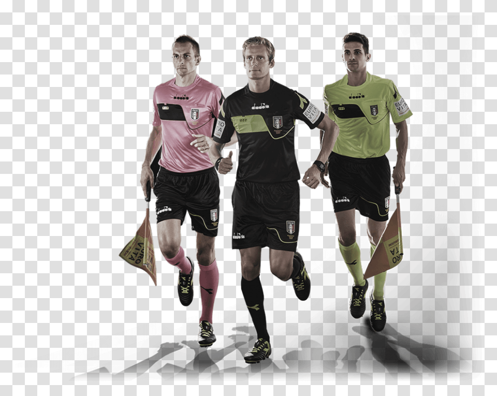 Association Football Referee Image Football Referee, Person, Shorts, Clothing, People Transparent Png