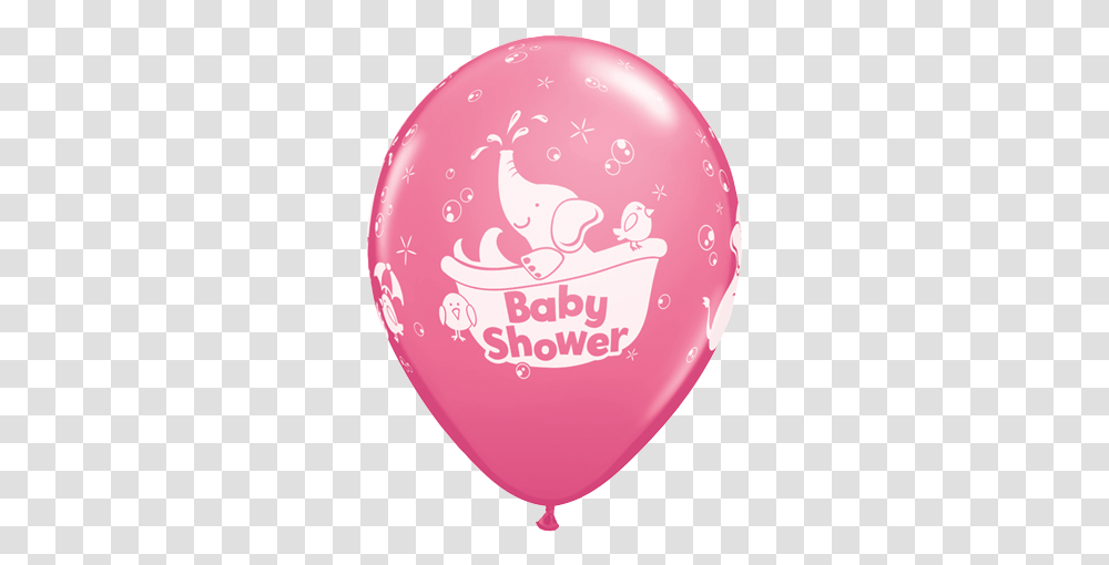 Assorted Baby Shower Elephant Latex Balloons X 25 Baby Shower Balloons Hd, Heart Transparent Png