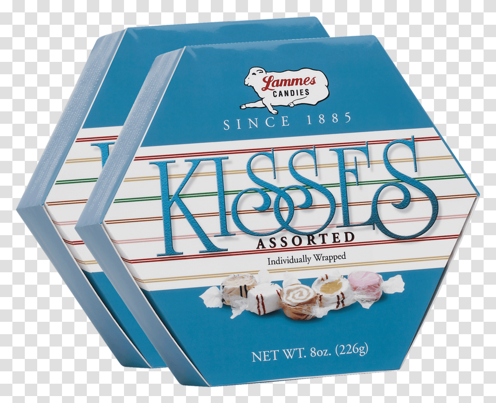 Assorted Taffy Kisses Hexagon Boxes, Label, Food, Building Transparent Png