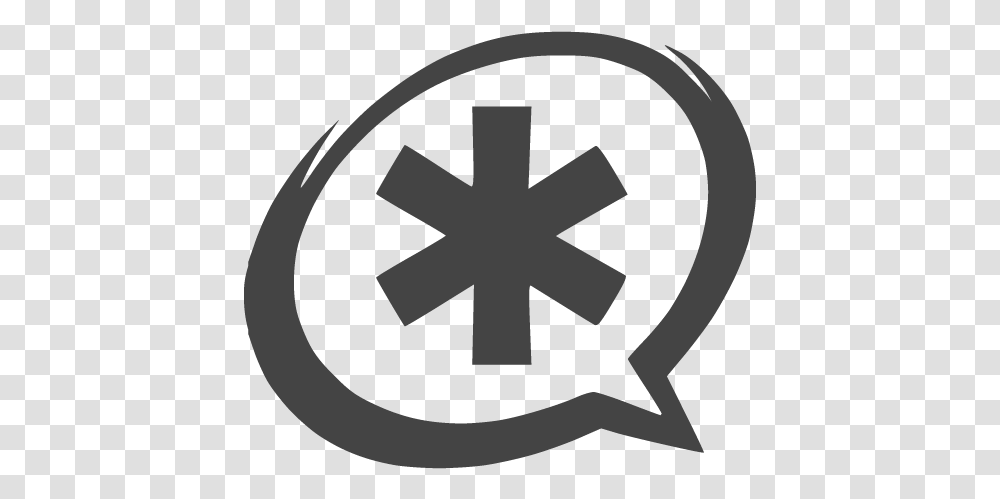 Asterisk Icon 5 Asterisk Logo, Symbol, Cross, Trademark, Emblem Transparent Png