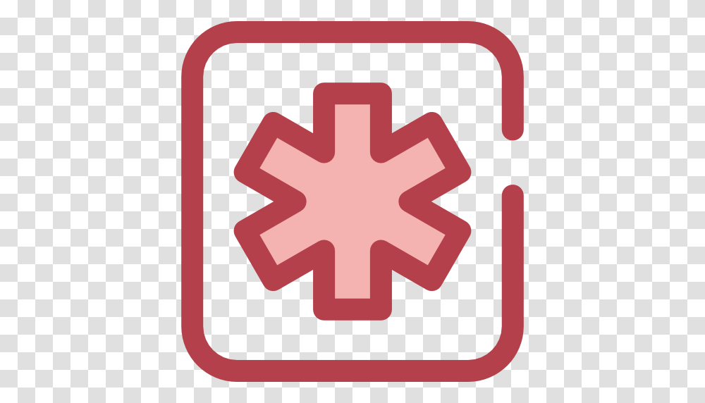 Asterisk Icon, First Aid, Logo, Trademark Transparent Png