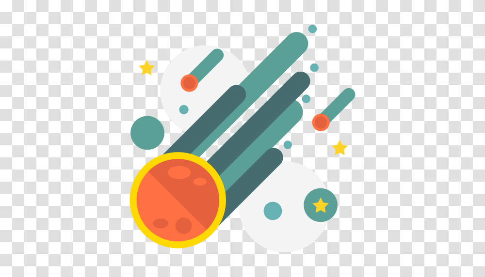 Asteroid Comet Fireball Meteor Meteorite Space Icon Free, Plant, Sport Transparent Png