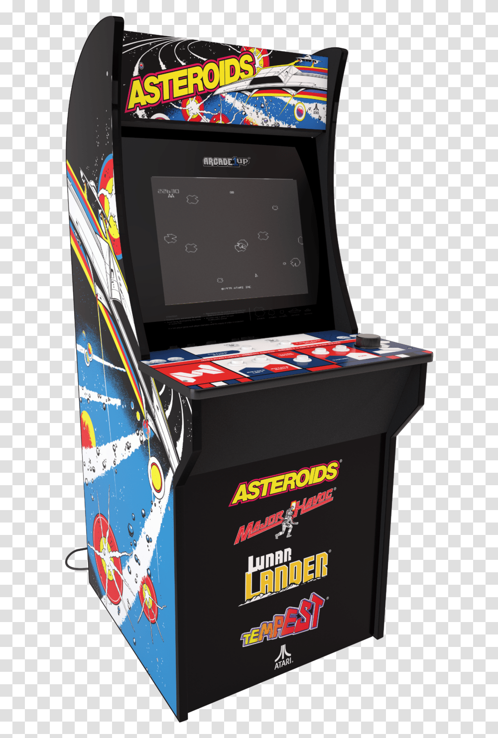 Asteroids Arcade 1 Up, Arcade Game Machine, Laptop, Pc, Computer Transparent Png