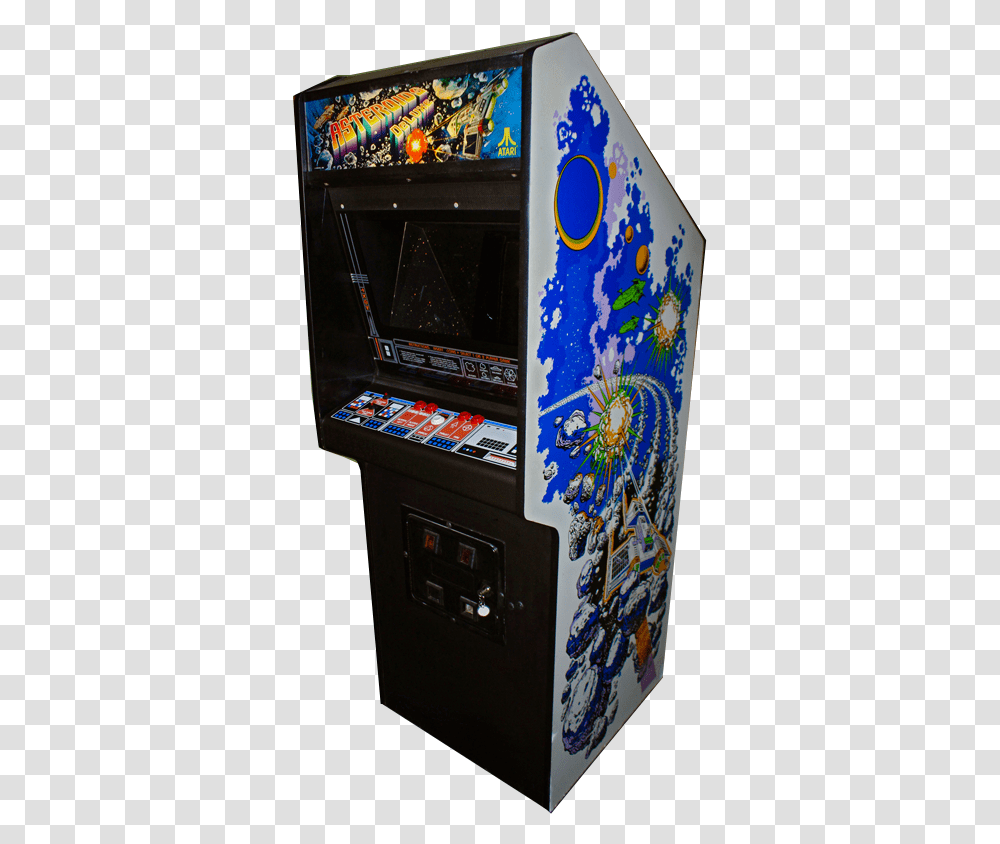 Asteroids Deluxe Arcade Cabinet, Arcade Game Machine, Refrigerator, Appliance, Monitor Transparent Png