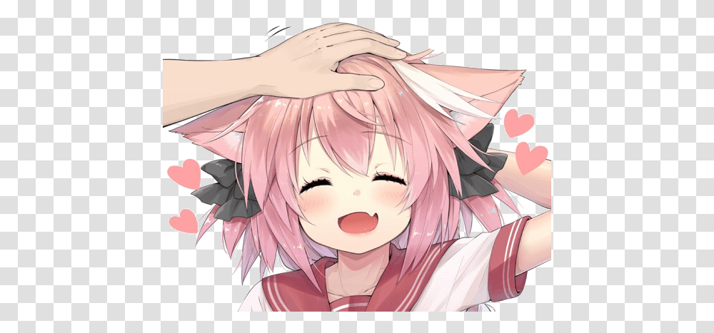 Astolfo Neko Image Astolfo Neko, Manga, Comics, Book, Person Transparent Png