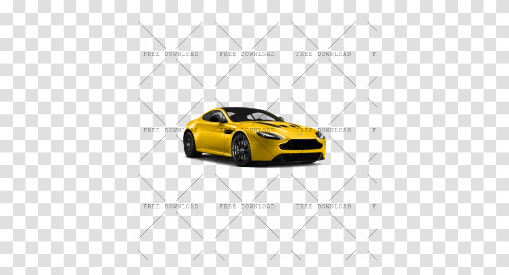 Aston Martin Car Ab Image With Aston Martin V8 Vantage Transparant, Wheel, Machine, Vehicle, Transportation Transparent Png