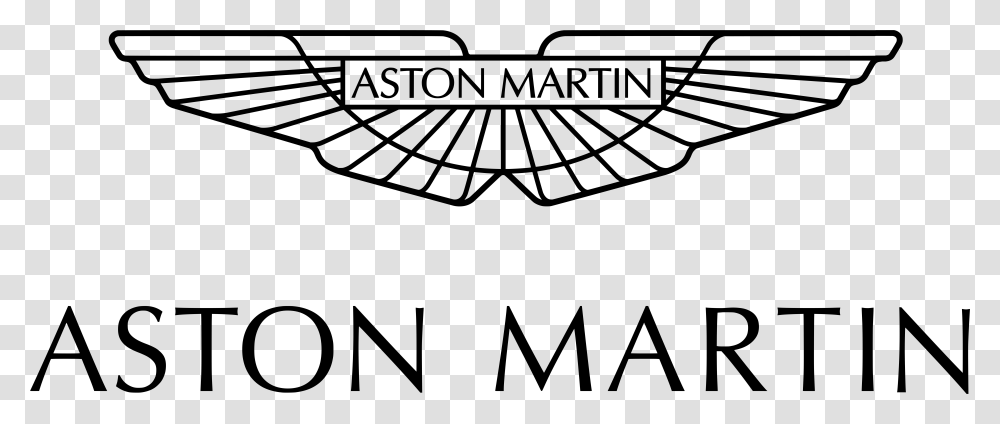 Aston Martin Logo Logo Aston Martin, Gray Transparent Png