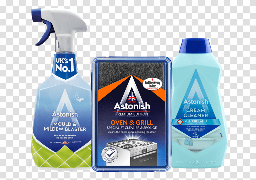 Astonish Mould And Mildew Blaster, Label, Bottle, Cosmetics Transparent Png