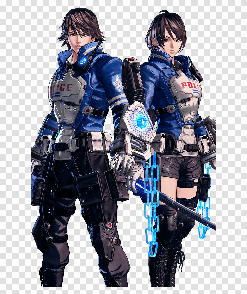 Astral Chain Female Protagonist, Person, People, Crowd Transparent Png