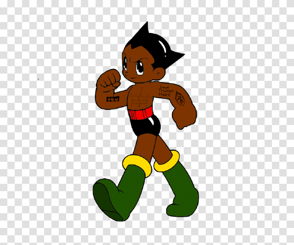 Astro Boy As Alexander Edoh With Abs And Tattoos, Fireman Transparent Png