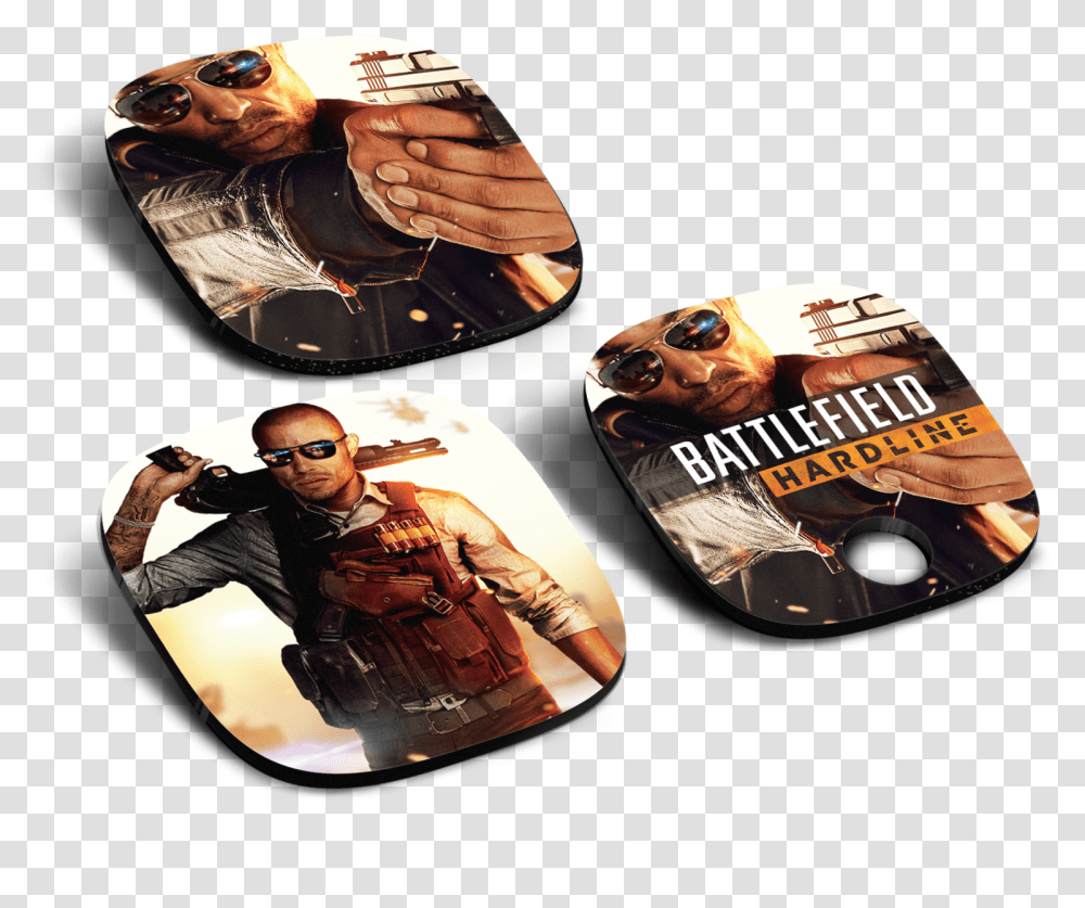 Astro To Release Battlefield Hardline Battlefield Hardline, Person, Sunglasses, Dvd, Disk Transparent Png