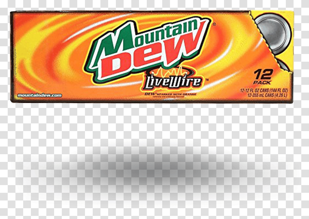 Astrogun Style Mt Dew Mountain Dew Live Wire, Gum, Food, Candy, Jelly Transparent Png
