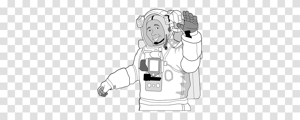 Astronaut Technology, Person, Human, Hoodie Transparent Png