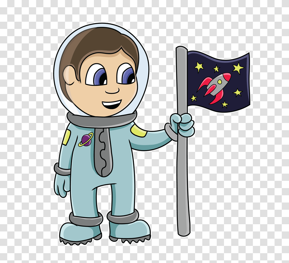 Astronaut And Moon Clipart, Drawing, Doodle, Performer Transparent Png