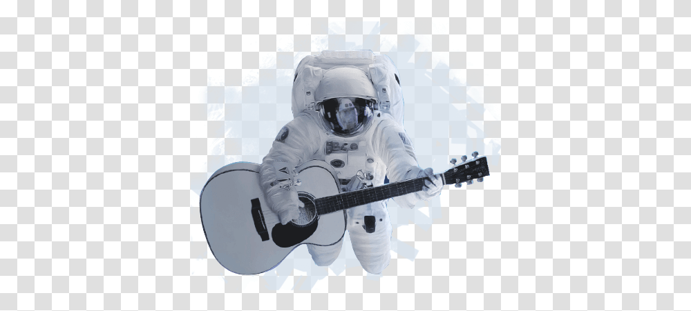 Astronaut Astronaut In Space, Guitar, Leisure Activities, Musical Instrument, Person Transparent Png