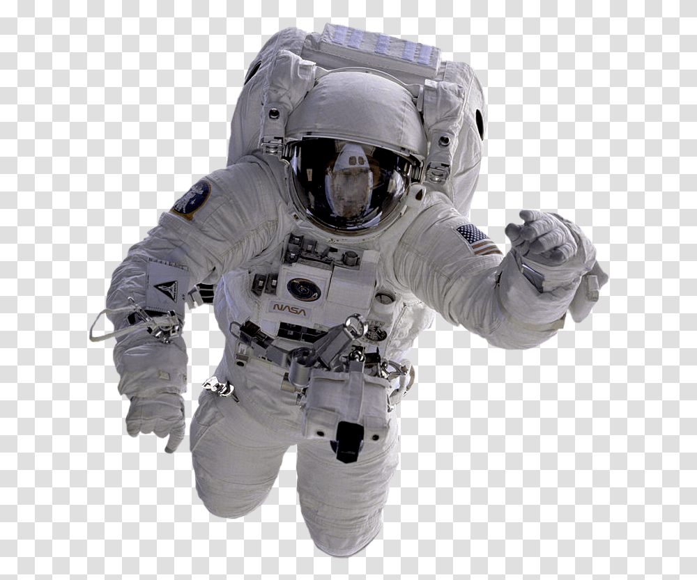 Astronaut By Nasa Cropped By Astronaut, Helmet, Apparel, Person Transparent Png