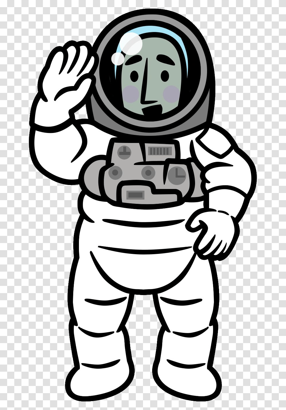 Astronaut Clipart Comic Rhythm Heaven First Contact First Contact Rhythm Heaven Astronaut, Robot Transparent Png
