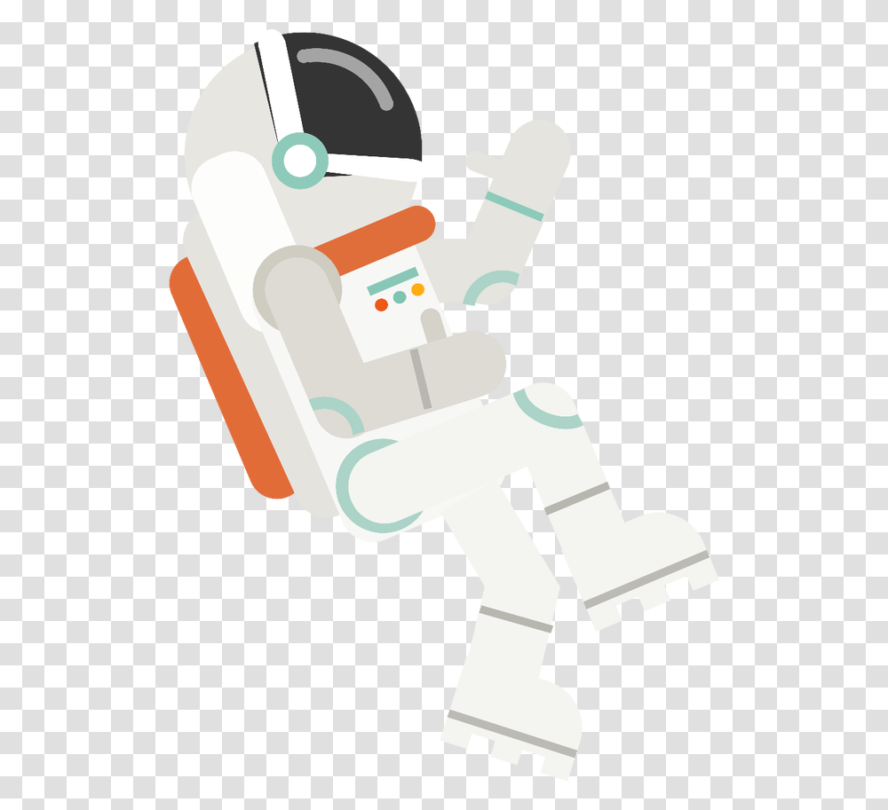 Astronaut Clipart Outer Space Cartoon, Hammer, Tool, Robot, Electronics Transparent Png